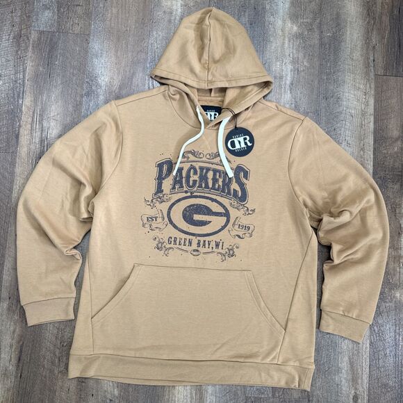 Fanatics Other - NFL x Darius Rucker x Fanatics Brown Green Bay Packers Rocker Pullover Hoodie L